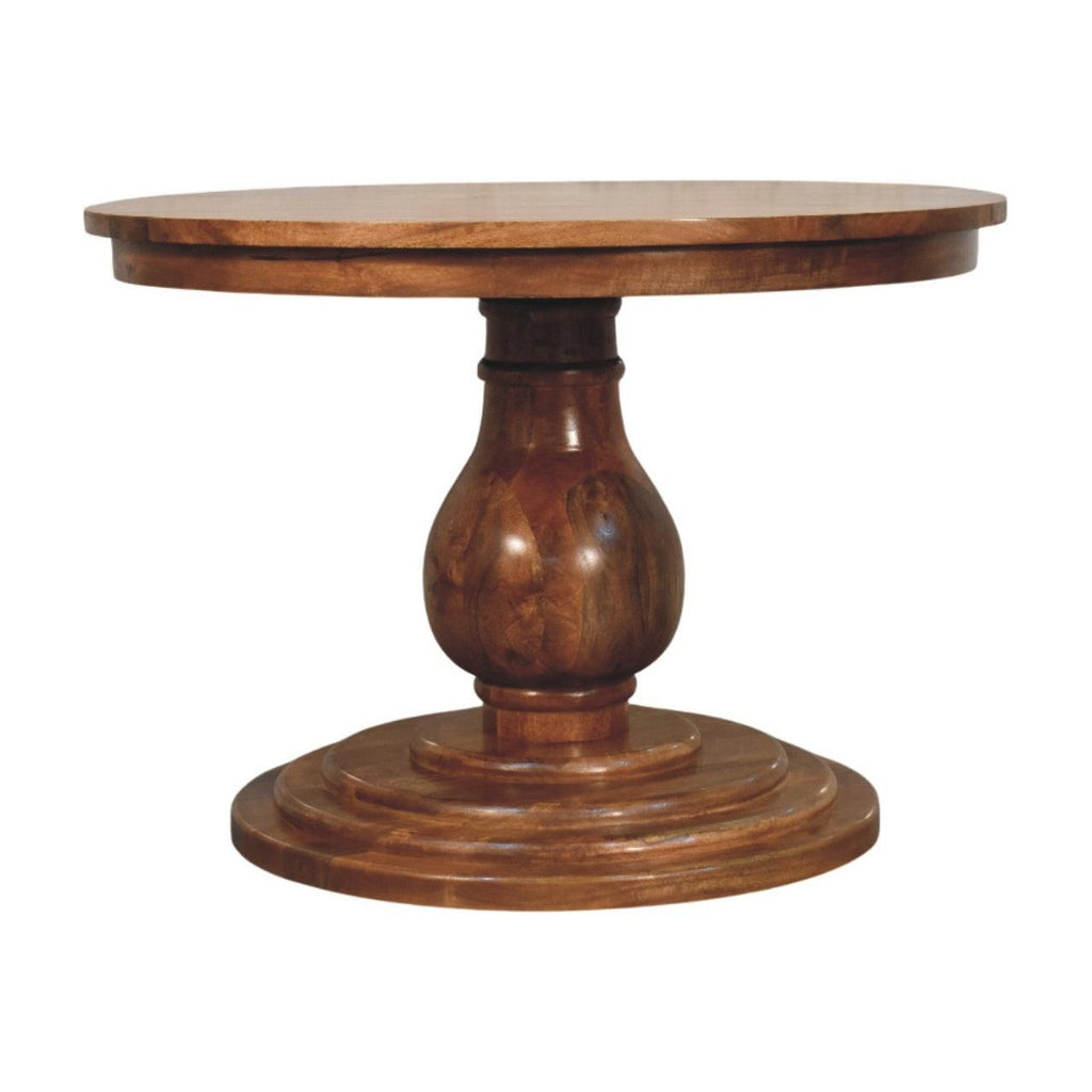 Solid Wood Round Dining Table - Belmont by Artisan Furniture.