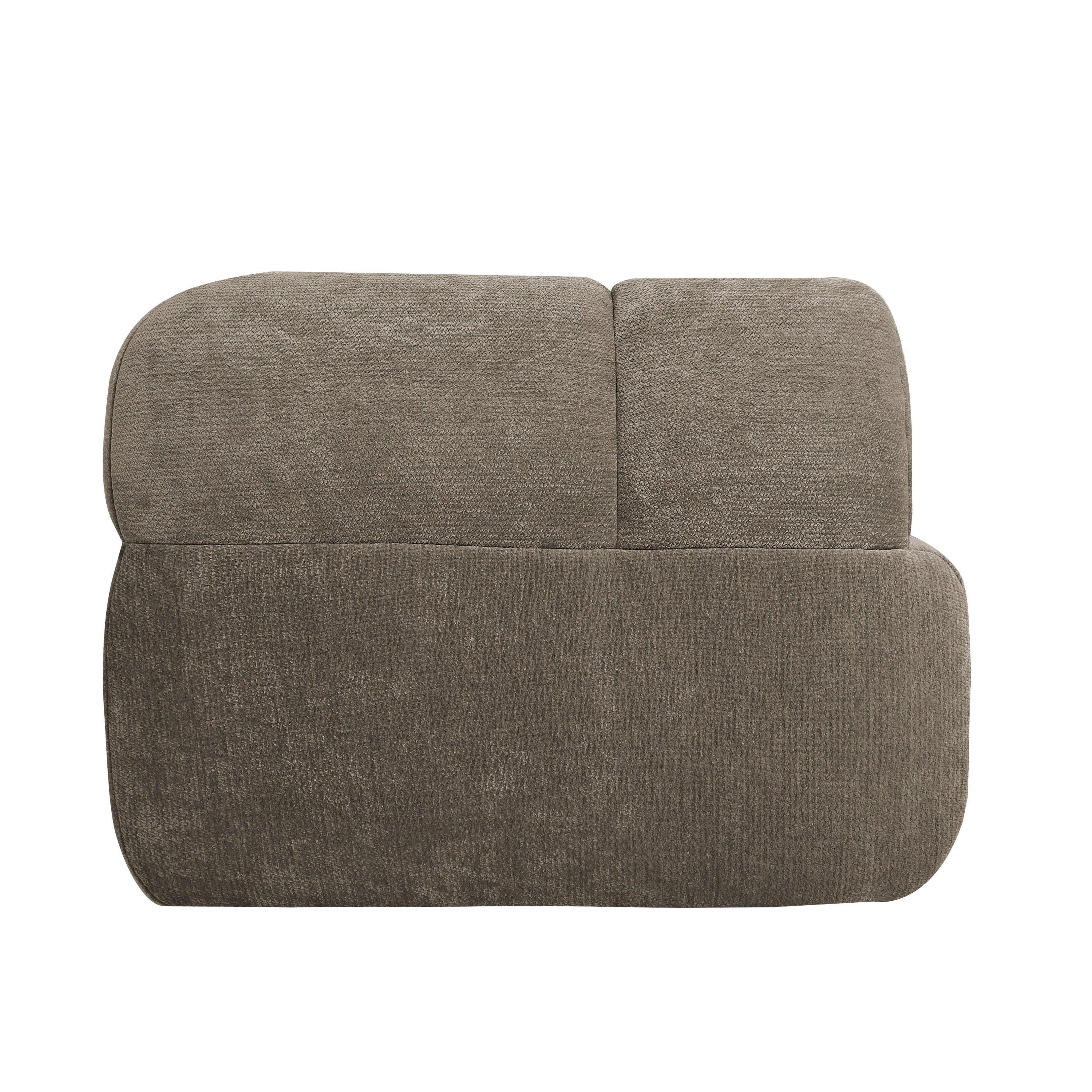 122' Modern L-Shaped Sectional Sofa with Chaise Lounge.