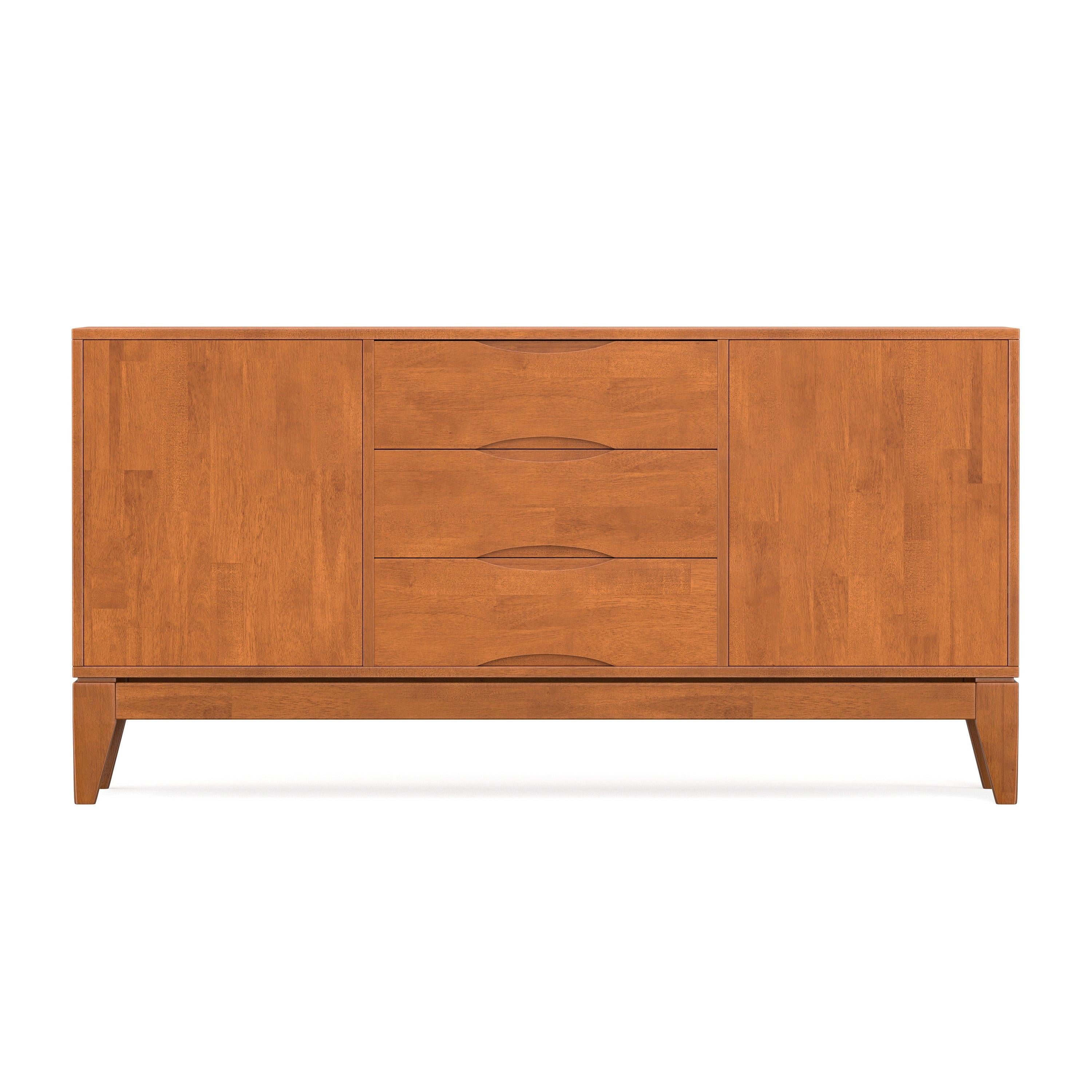 Harper Rubber Wood Sideboard Buffet for Storage.