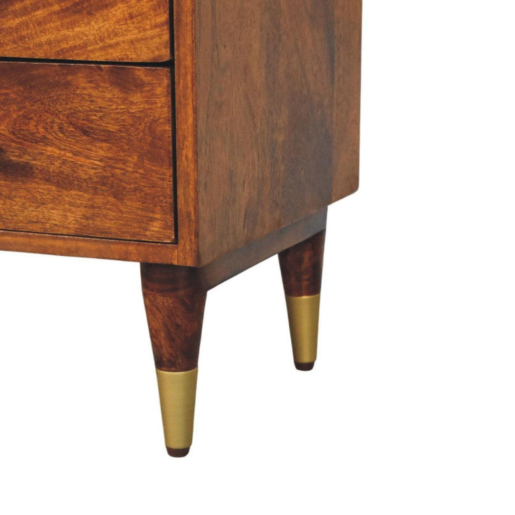 Artisan Solid Wood Camden Bedside Table.