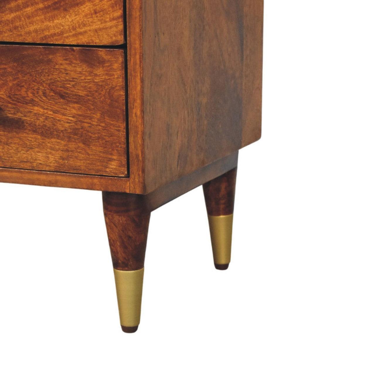 Artisan Solid Wood Camden Bedside Table.
