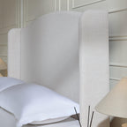 Minimalist Upholstered Queen Bed with 54' Headboard.