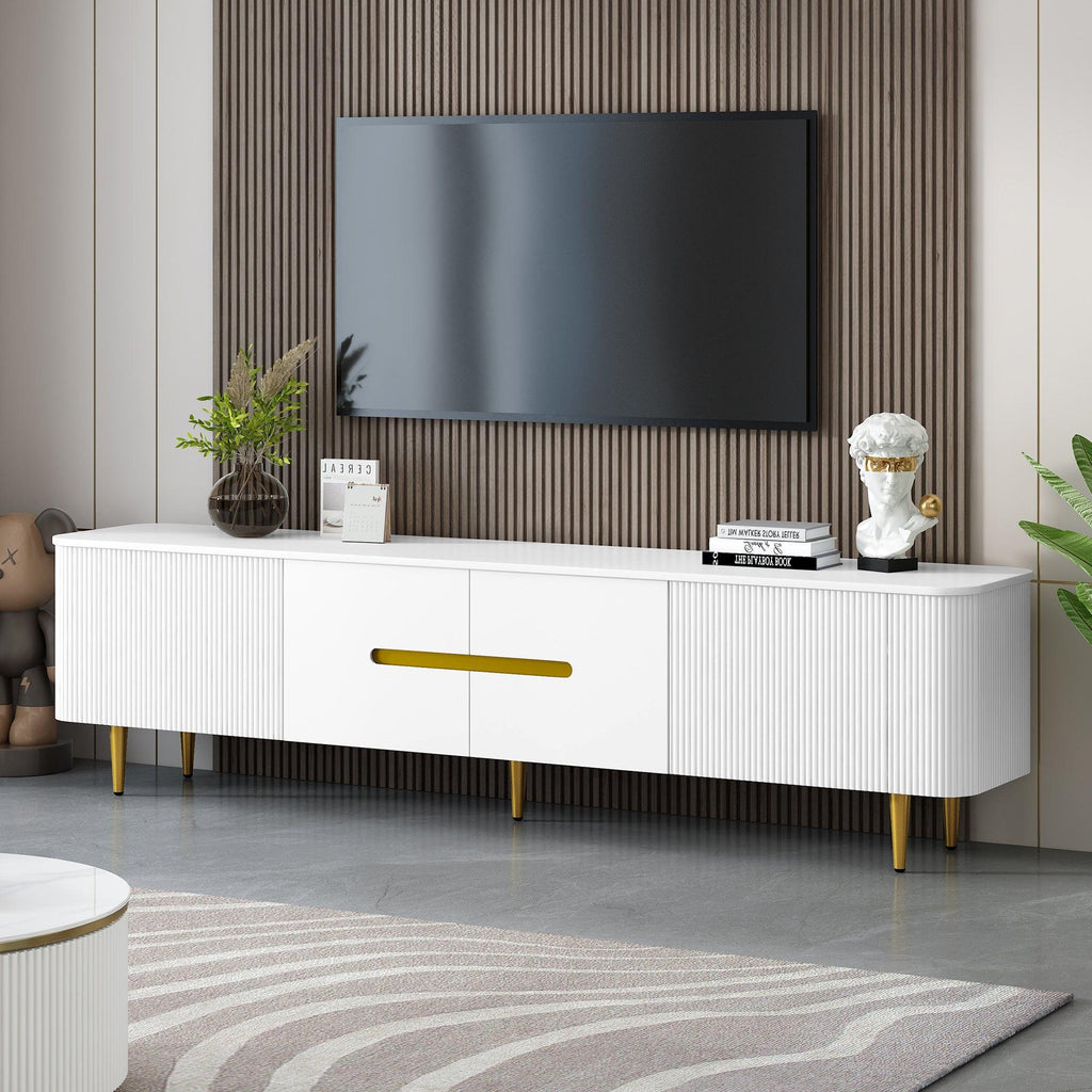 78.7'' Minimalist TV Stand for 85 Inch TVs.