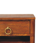 Artisan Furniture Solid Wood Wall Nightstand.