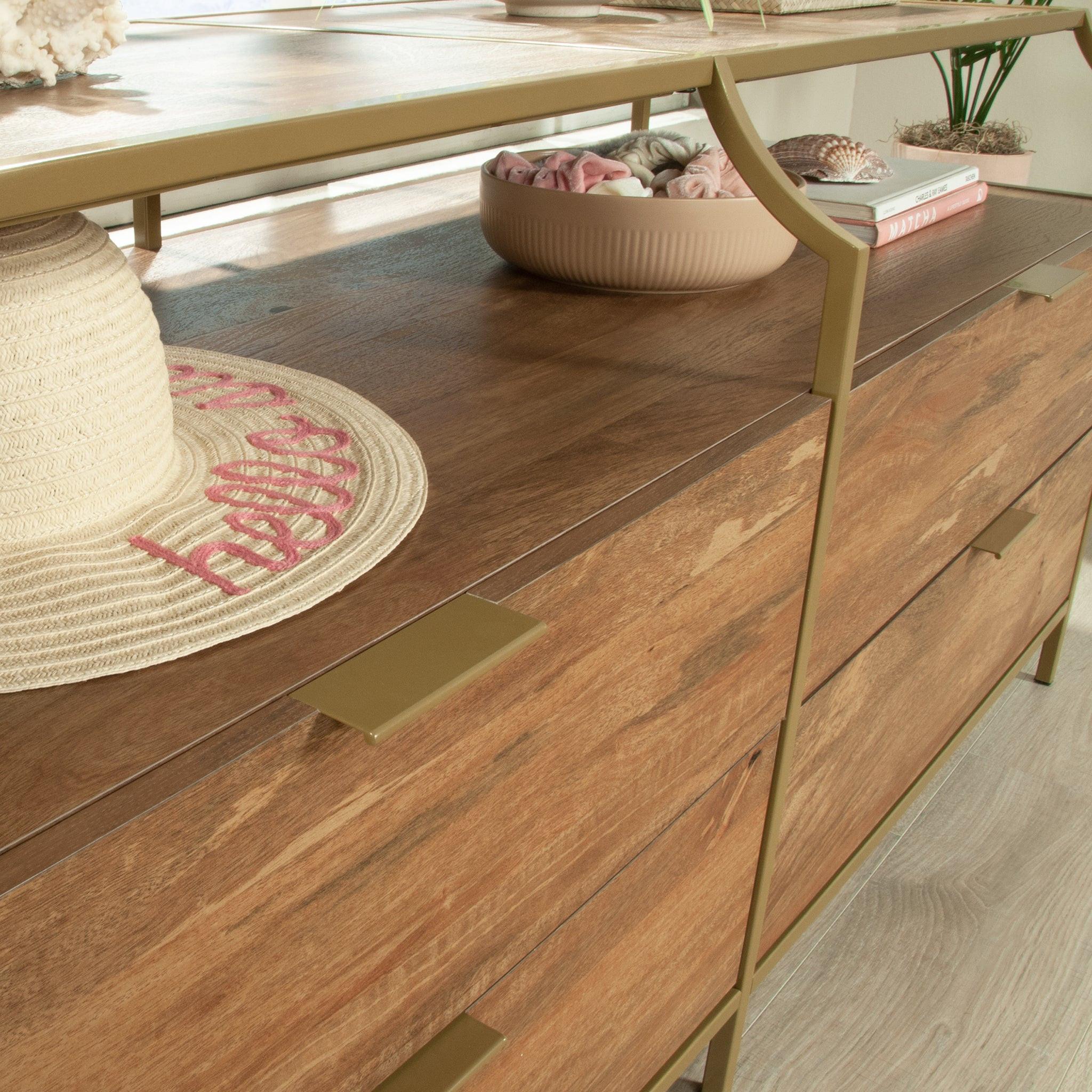Dresser, Brown finish.