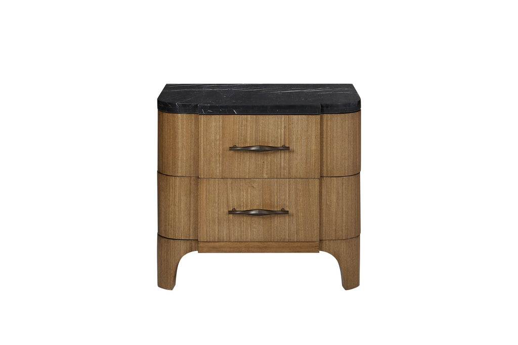 2 Drawer Nightstand (Stone Top).