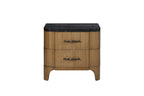 2 Drawer Nightstand (Stone Top).