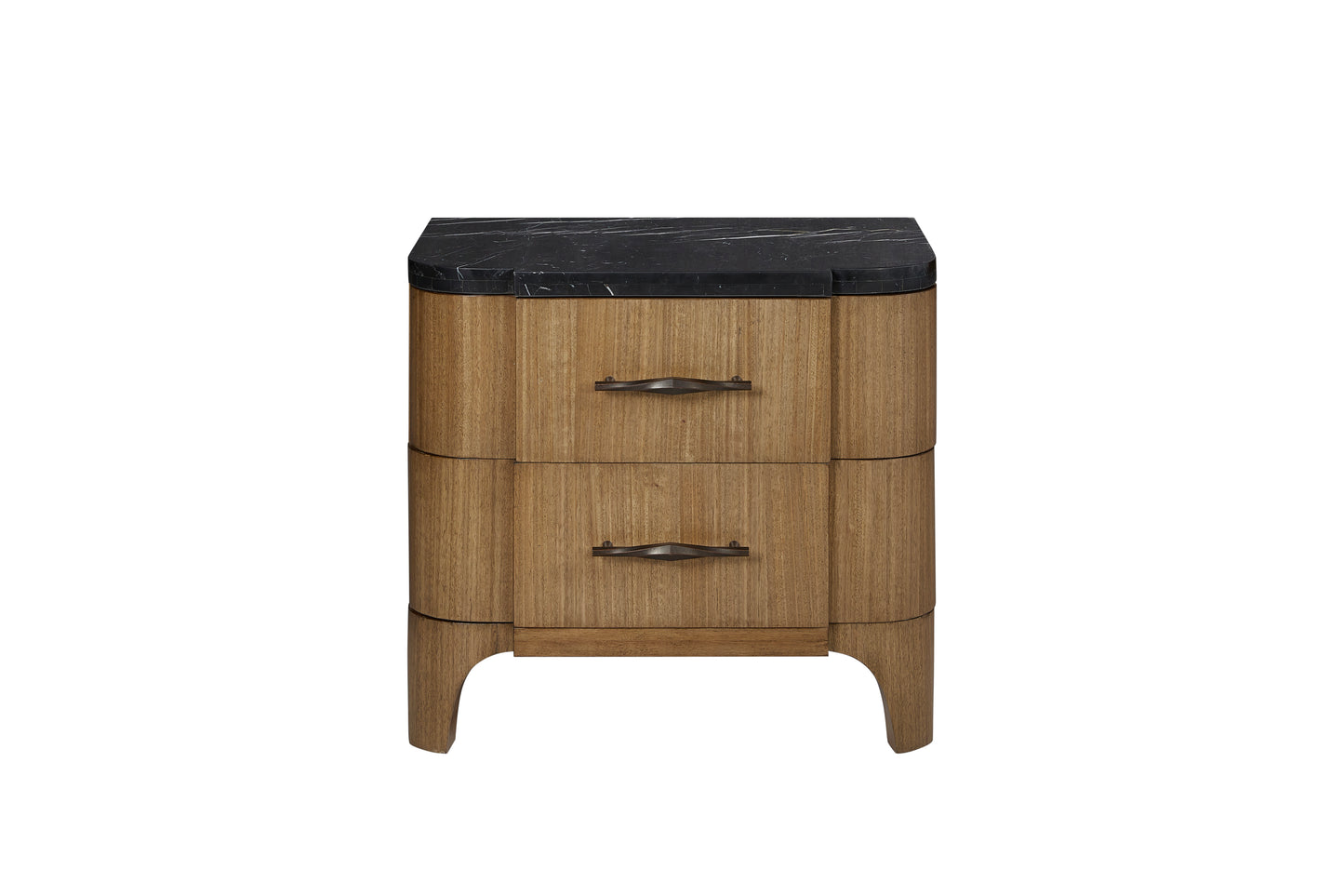 2 Drawer Nightstand (Stone Top)