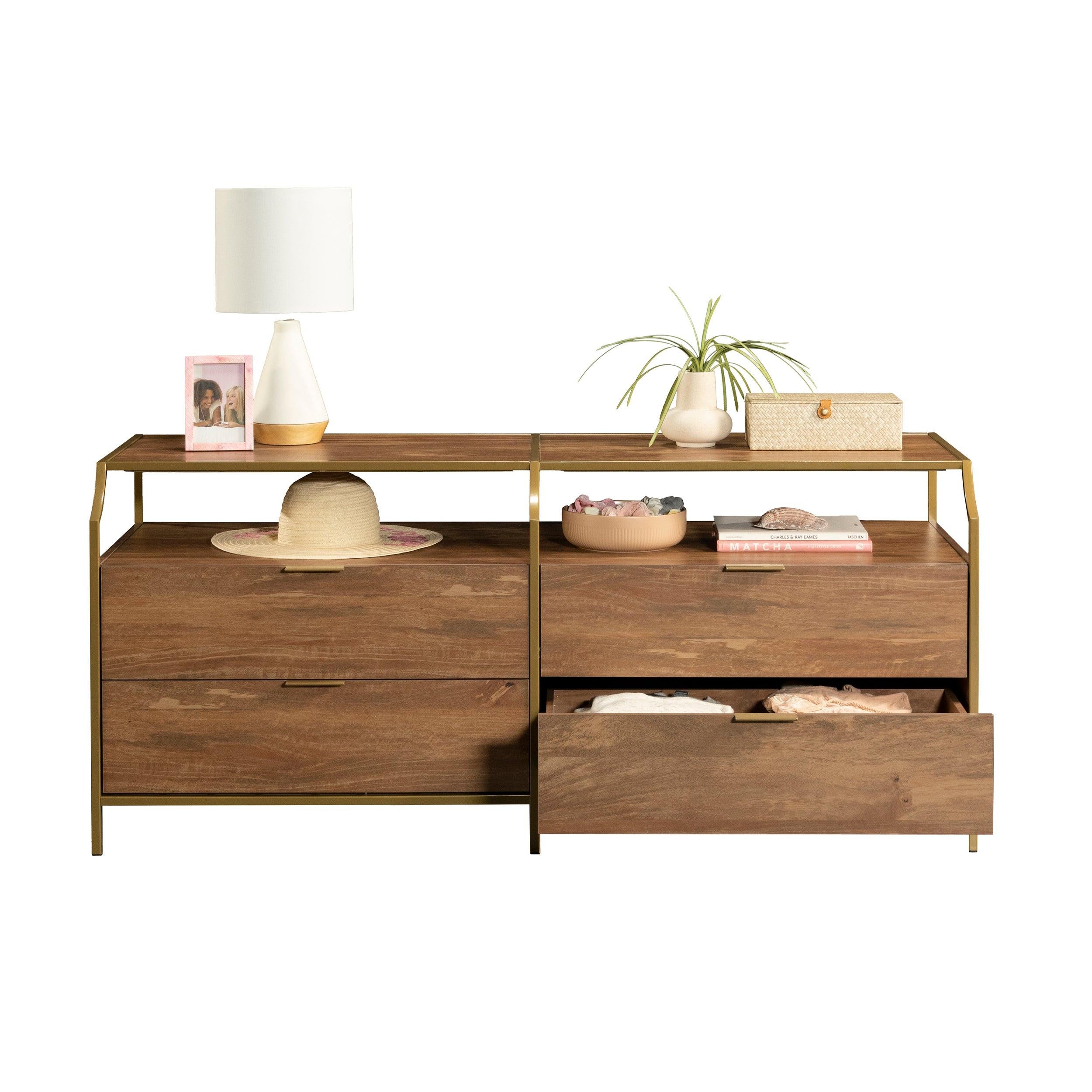 Dresser, Brown finish.