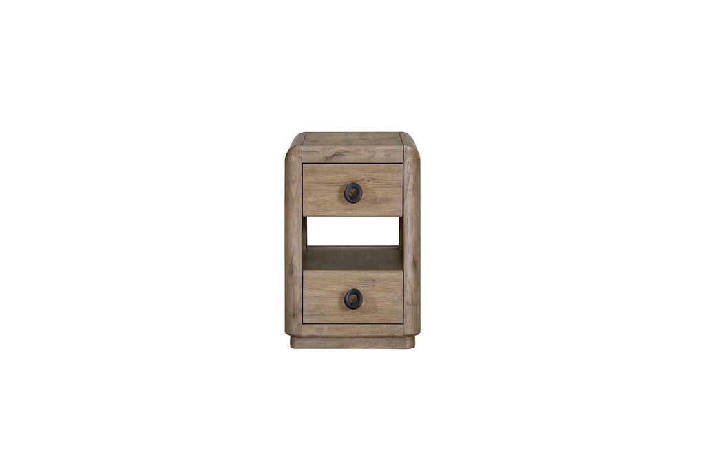 Knotty Oak Spot Table - Perfect for Storage and Display.