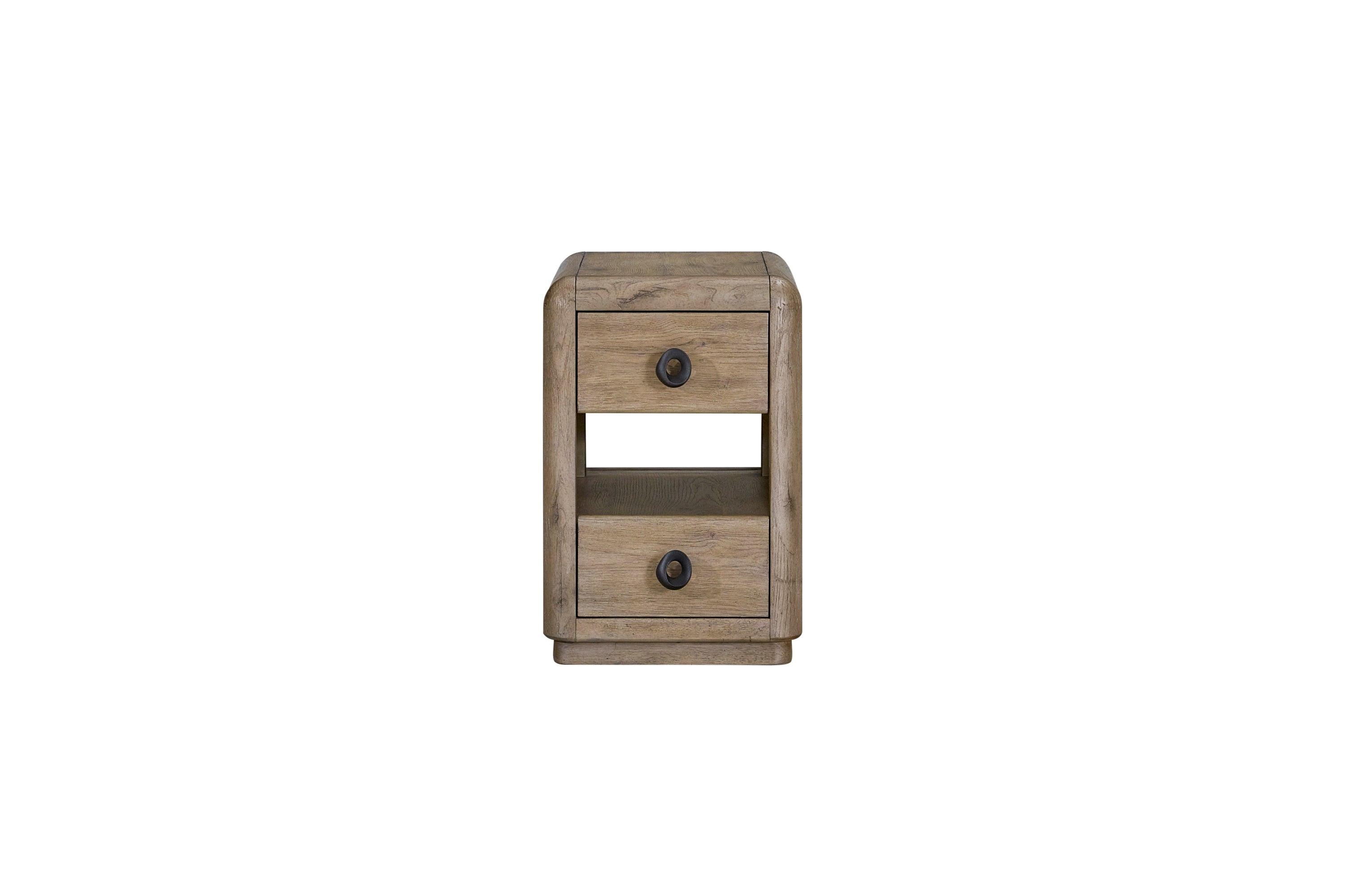 Knotty Oak Spot Table - Perfect for Storage and Display.
