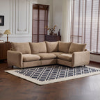 L Shaped Modular Sectional Sofa - Nomad 4-Piece Couch.
