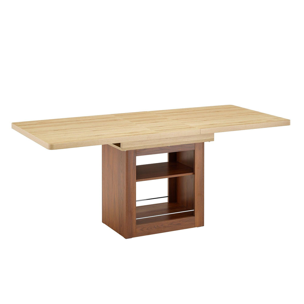 Expandable Dining Table with Storage - 59 to 71 inches.