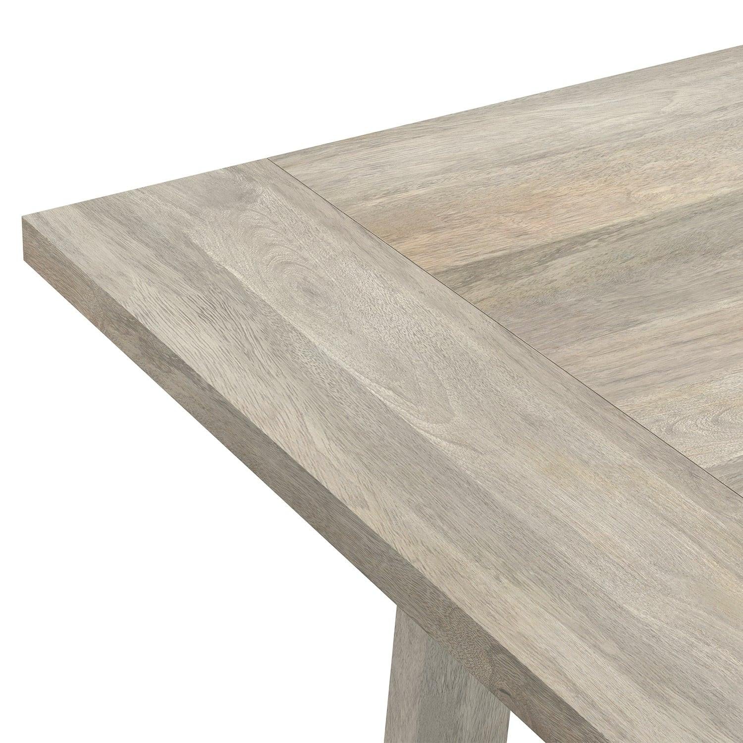 Solid Mango Wood Dining Table - Whitley Collection.