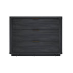 Evelyn 32' Nightstand in Charcoal Gray (3-Drawer)