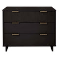 Granville 38' Dresser in Black (3-Drawer)