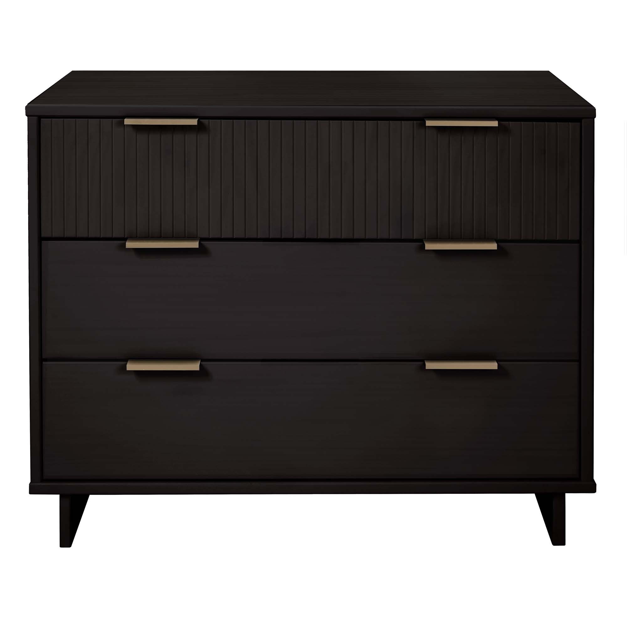 Granville 38' Dresser in Black (3-Drawer)