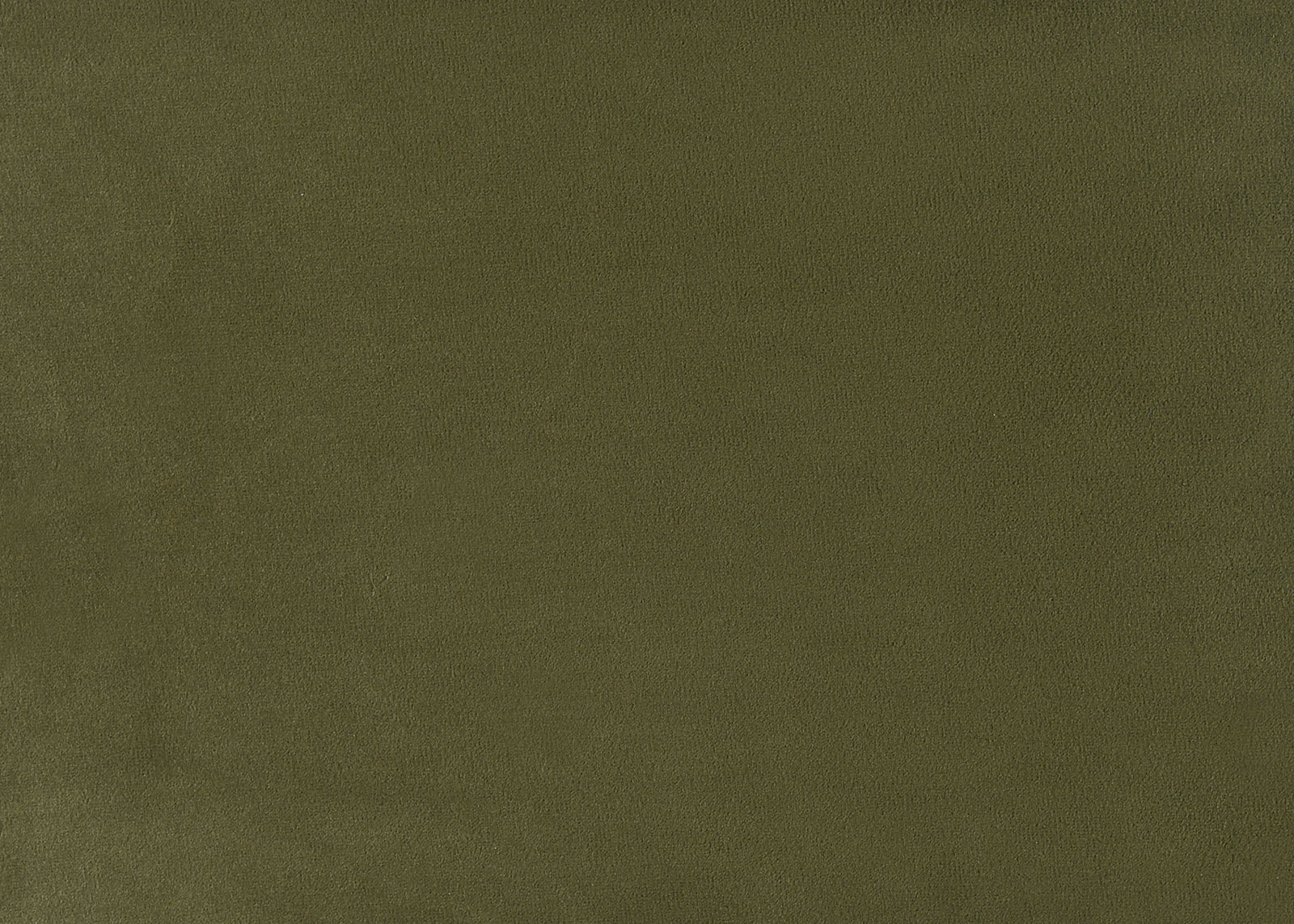 Close-up of olive green velvet fabric used on the Queen Bed Frame. Soft texture and rich color ideal for modern interiors.