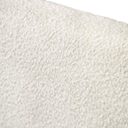 Queen Size Boucle Upholstered Bed with Wingback Headboard.