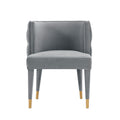 Maya Velvet Dining Chair in Gray
