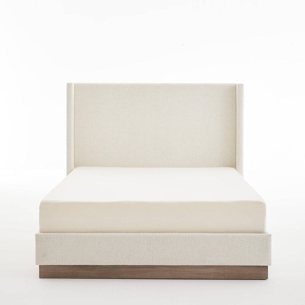 Hosford Upholstered Wingback Bed King - Elegant Design.