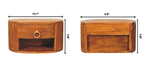 Artisan Furniture Solid Wood Nightstand for Bedrooms.