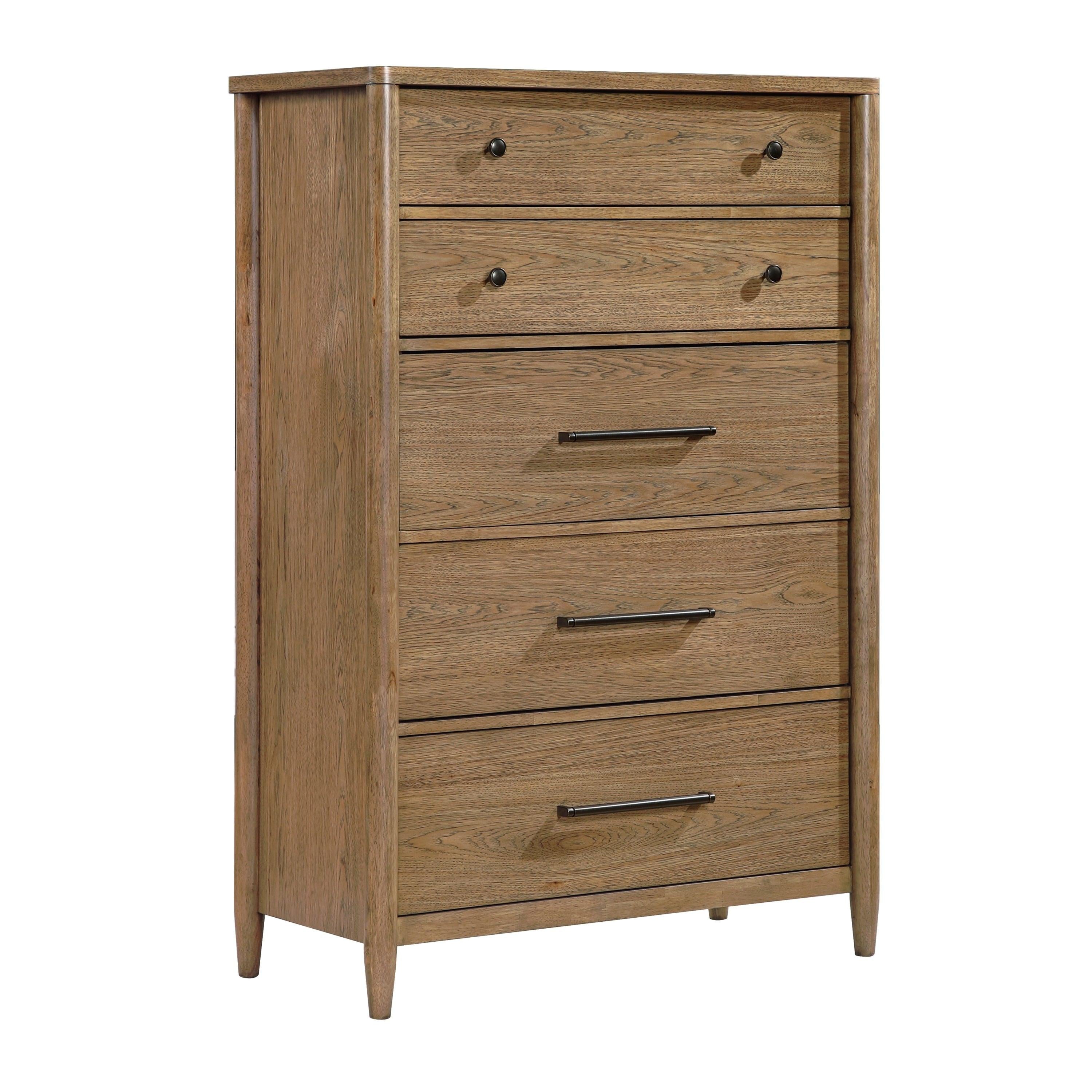 5-Drawer Chest Vertical Storage for Bedroom Organization.