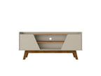 Marcus 53' TV Stand in Greige and Brown