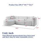 Modular Sectional Sofa - Modern Cloud Couch for Living Room