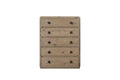 English Knotty Oak Chest with Storage Features.