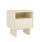 Ella 20' Nightstand in Cream (1-Drawer)