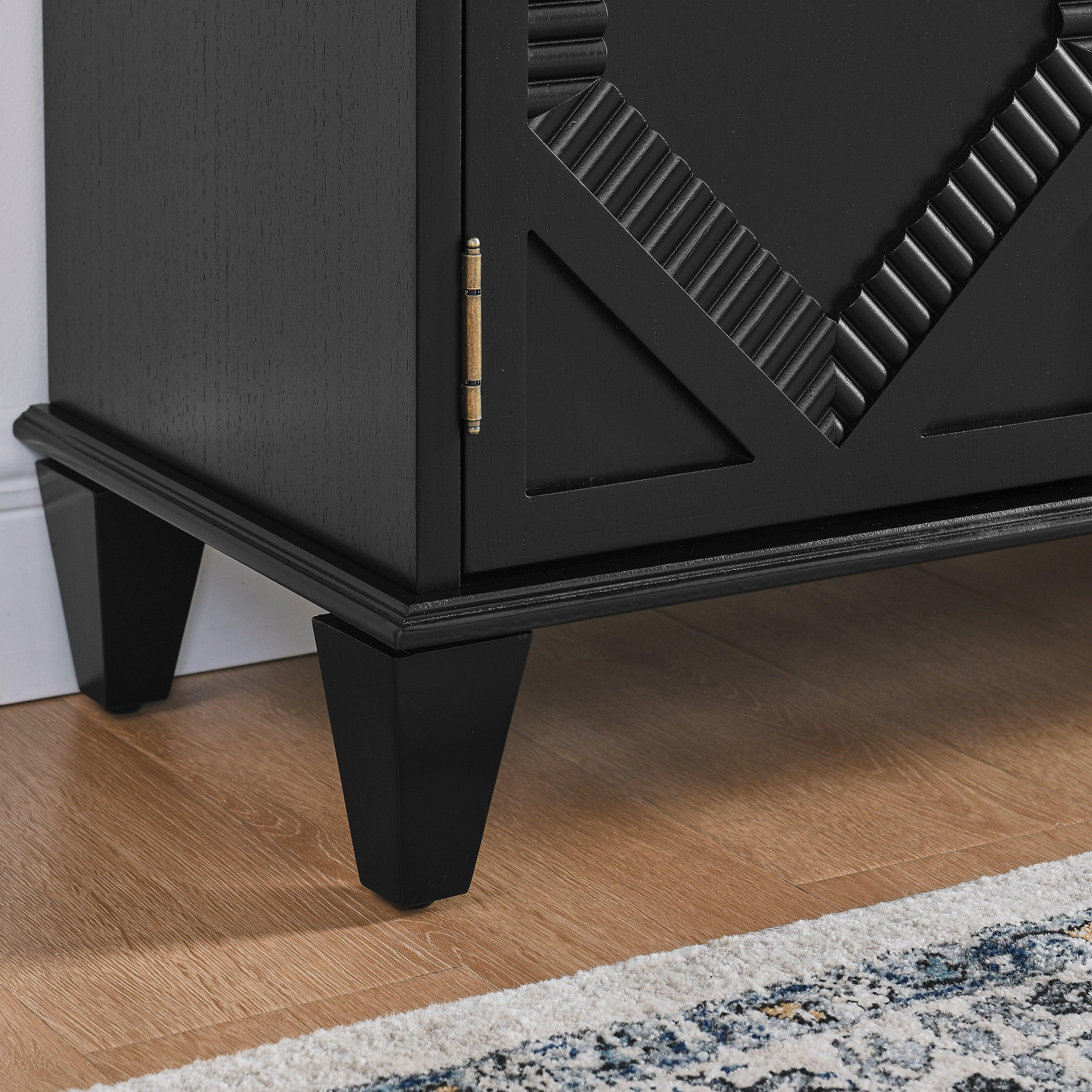 Mid Century Modern Sideboard Cabinet with Storage.