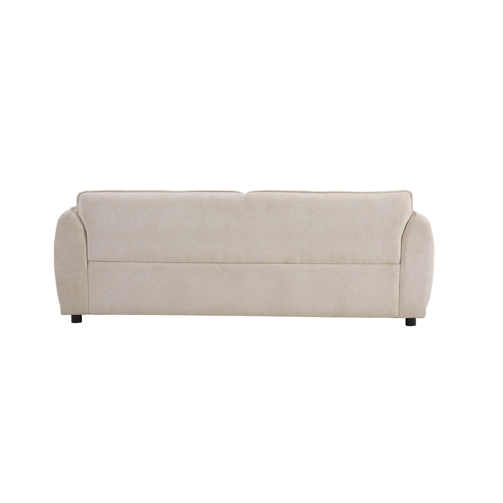 Oslo 84' Round Arm 3 Seater Modern Upholstered Boucle Sofa,Living Rooms,Bedrooms,Apartment Office.