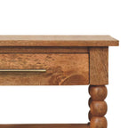 Barley Twist Side Table Crafted from Solid Mango Wood.