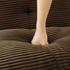 Modular Sectional Sofa for Living Room - 6-Seater V Shaped Couch.