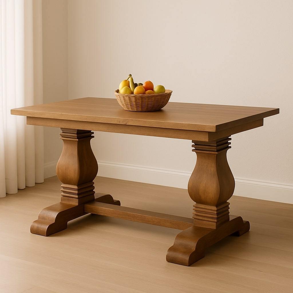 Elmbrook Solid Wood Dining Table for Stylish Dining.