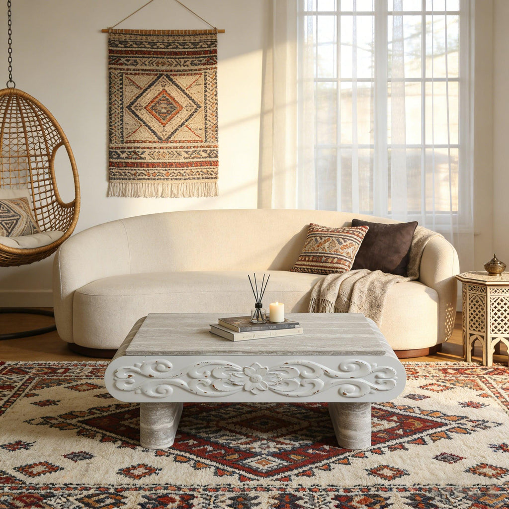Lift Top Coffee Table with Storage - Modern Design.