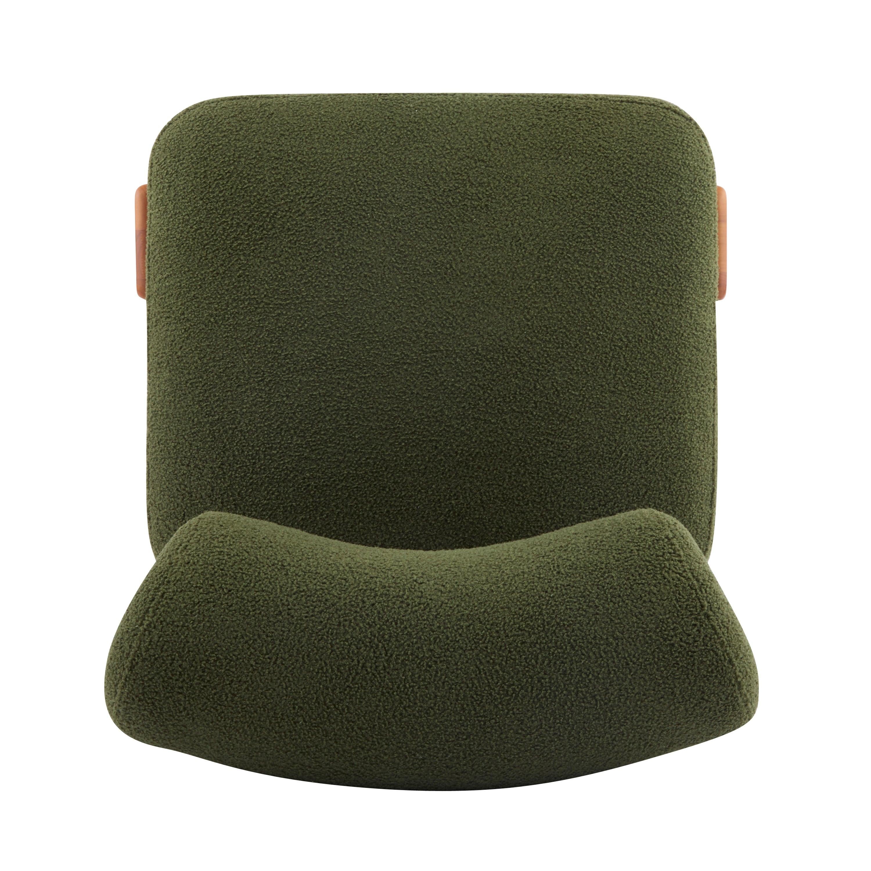 Modern Boucle Lounge Chair for Living Room and Office.