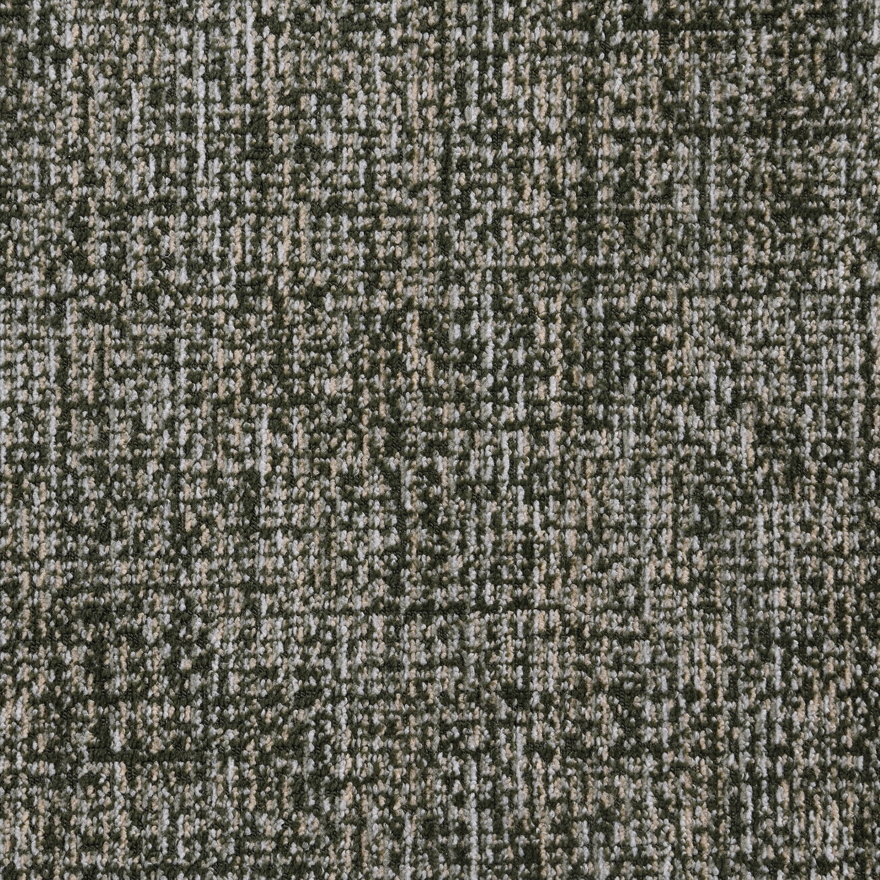 Close-up of green chenille fabric used in Dalton Green Fabric Sofa - Compressed Cushion, showcasing its textured weave.