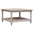 Wood Coffee Table - Solid Wood Barclay Acid Wash Design.