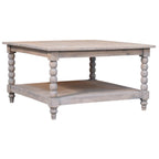 Wood Coffee Table - Solid Wood Barclay Acid Wash Design.