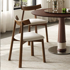 47 Inch Solid Wood Dining Table Set for 6.