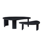2-Piece Modern Irregular Coffee Table Set for Your Living Room.