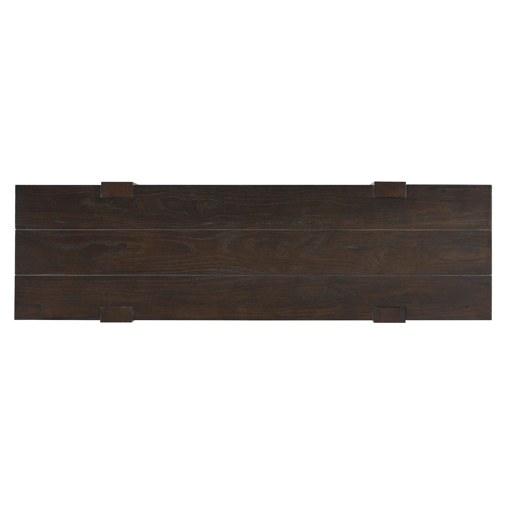 Rustic Console Table with Power Outlet and Hidden Drawer.