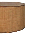 Solid Wood Coffee Table Larissa Round Design.