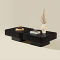 2PCS Modern Drum Coffee Table Set for Living Room.