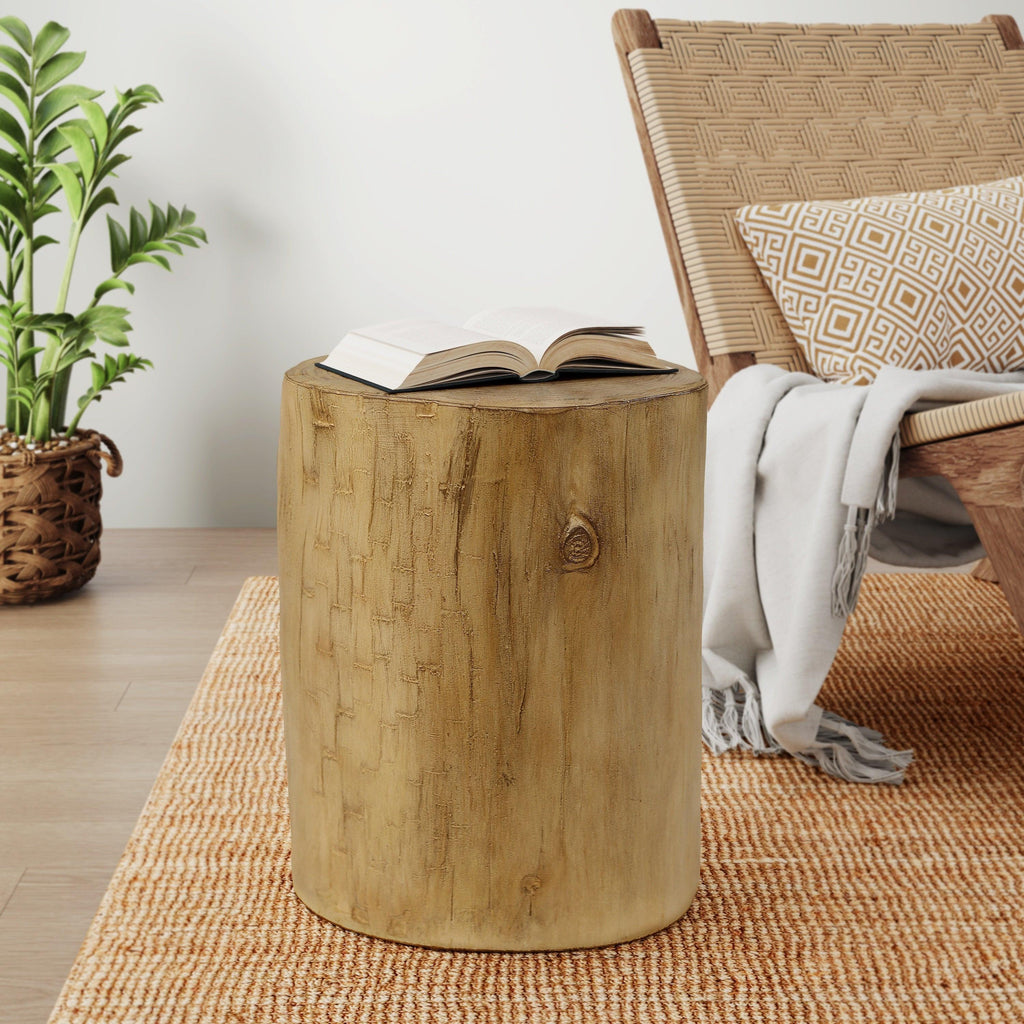 Hand-Painted Outdoor Side Table - Perfect for Any Space.
