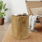 Hand-Painted Outdoor Side Table - Perfect for Any Space.