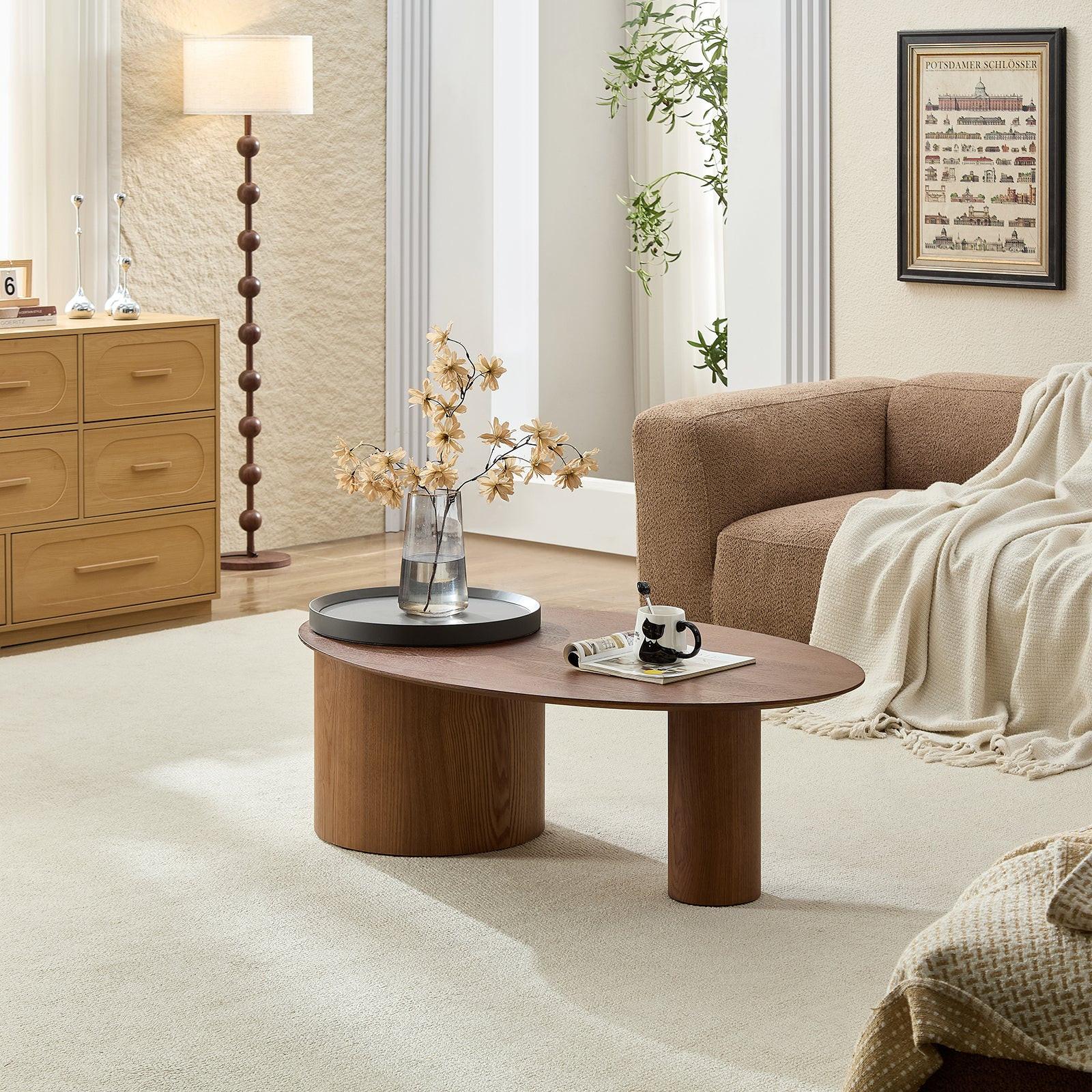 Modern Oval Luxury Coffee Table for Living Room.