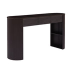 Retro Console Table with Storage for Living Room & Entryway.